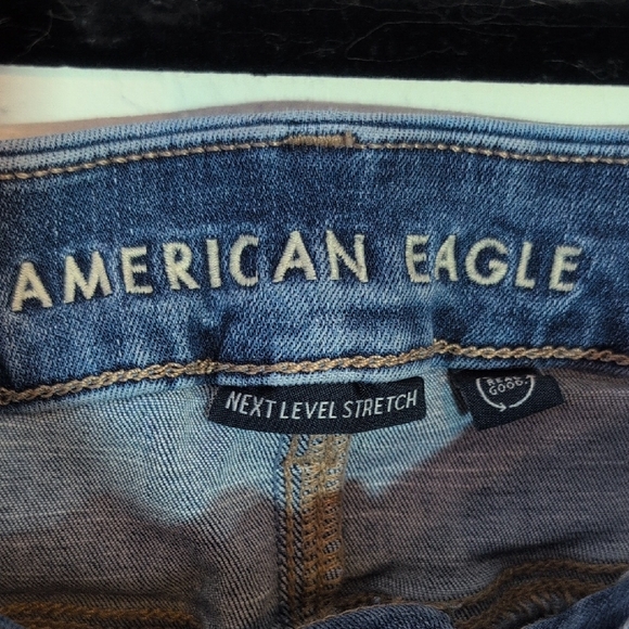 American Eagle Outfitters Curvy High-Rise Skinny Kick Size 14 - Picture 6 of 14